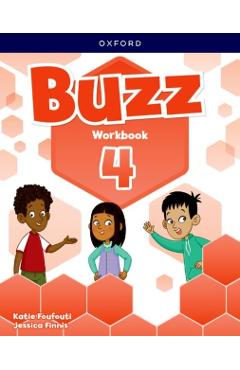 Coperta cărții 'Buzz 4 Workbook: Buzz 4 WB - Oxford University Press'