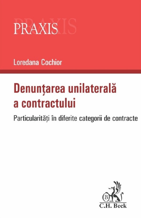 Denuntarea unilaterala a contractului - Loredana Cochior