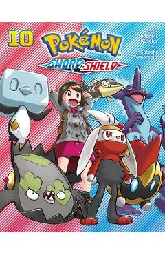 Coperta cărții 'Pokémon: Sword & Shield, Vol. 10 - Hidenori Kusaka'