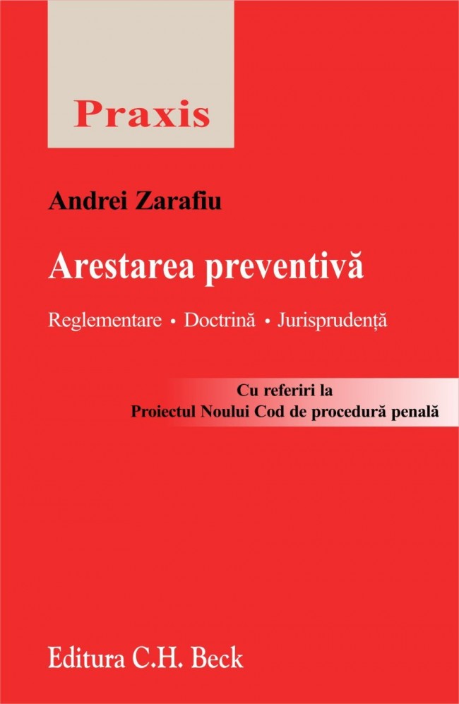 Arestarea preventiva - Andrei Zarafiu