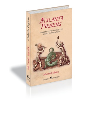 Coperta cărții 'Atalanta fugiens - Miochael Maier'