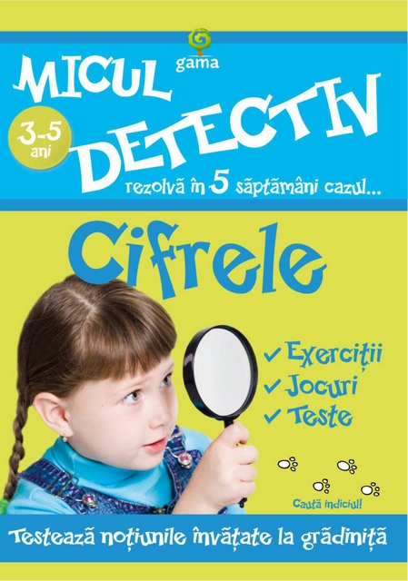 Coperta cărții 'Micul detectiv 3-5 ani - Cifrele'