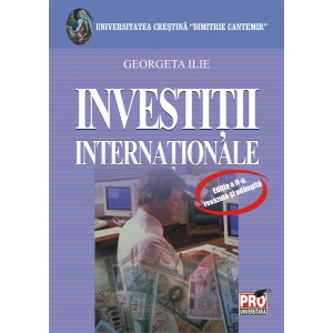 Coperta cărții 'Investitii internationale - Georgeta Ilie'