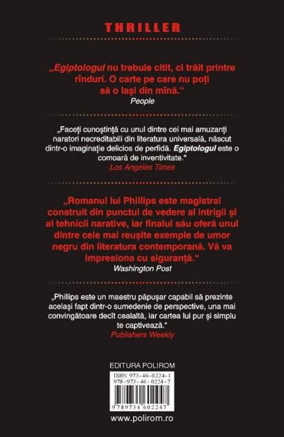 Egiptologul - Arthur Phillips