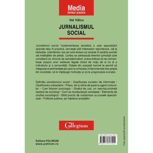 Jurnalismul social - Val Valcu