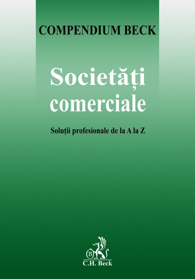 Coperta cărții 'Societati comerciale. Solutii profesionale de la A la Z'