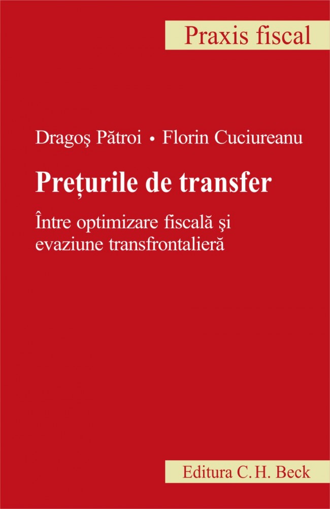 Coperta cărții 'Preturile de transfer - Dragos Patroi, Florin Cuciureanu'
