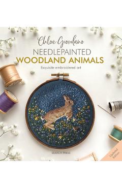 Needlepainted Woodland Animals: Exquisite Embroidered Art - Chloe Giordano