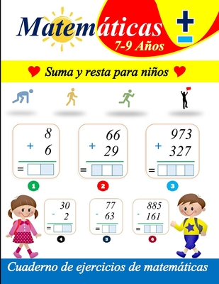 Coperta cărții 'Practica suma y resta para niños: Libro de 180 Problemas Práctica de Matemáticas (con respuestas) - Hassan Aghlyas'
