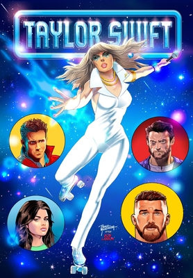 Coperta cărții 'Female Force Taylor Swift Dazzler Homage Variant with Travis Kelce - Eric M. Esquivel'