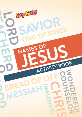 Coperta cărții 'Names of Jesus: Itty Bitty Activity Book (Pk of 6) - Warner Press'