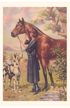 Coperta cărții 'Vintage Journal Woman with Horse - Found Image Press'