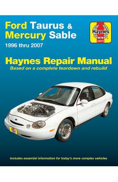 Coperta cărții 'Ford Taurus & Mercury Sable 1996-07 - J. H. Haynes'