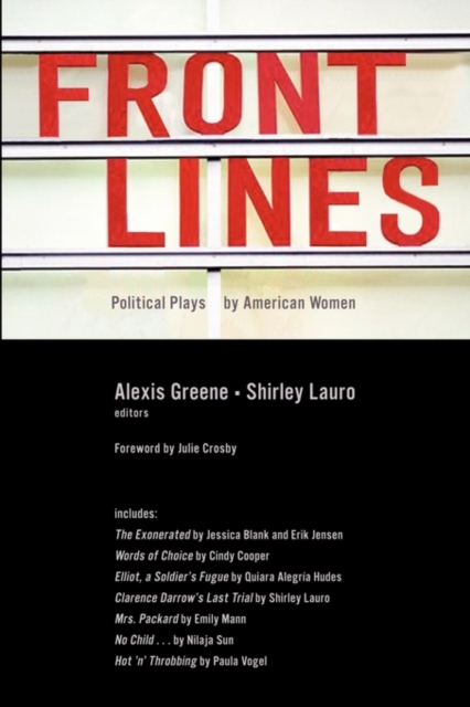 Front Lines: Political Plays by American Women - Alexis Greene