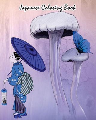 Japanese Coloring Book: Japanese Design And Stress Relieving Patterns For Adult Relaxation - Classic Japanese