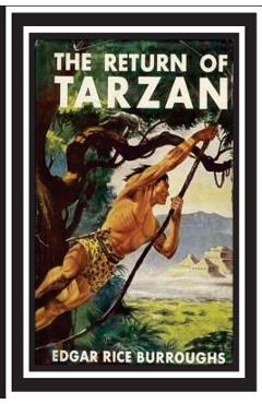 Coperta cărții 'The Return of Tarzan - Edgar Rice Burroughs'
