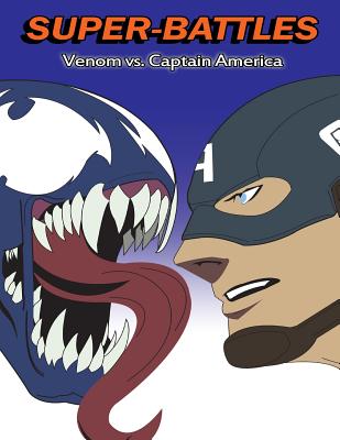 Coperta cărții 'Super-Battles: Venom v/s Captain America - Super -. Battles'