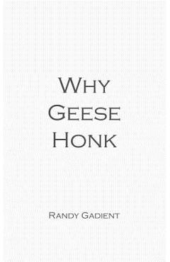 Coperta cărții 'Why Geese Honk: The Power of Encouragement - Randy Gadient'