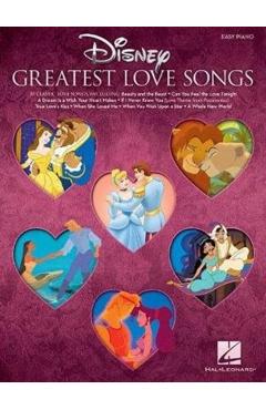 Coperta cărții 'Disney Greatest Love Songs - Hal Leonard Corp'