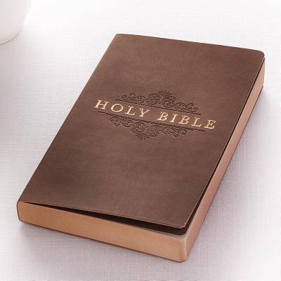 KJV Budget Gift & Award Lux-Leather Brown - 