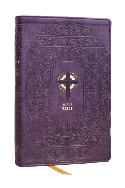 Nrsvce Sacraments of Initiation Catholic Bible, Purple Leathersoft, Comfort Print - Catholic Bible Press