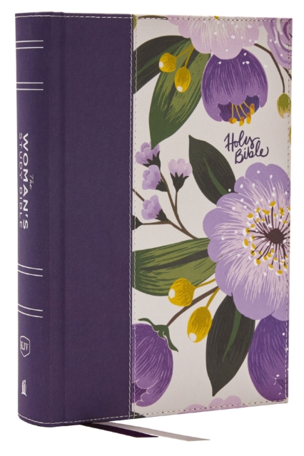 Kjv, the Woman's Study Bible, Purple Floral Cloth Over Board, Red Letter, Full-Color Edition, Comfort Print (Thumb Indexed): Receiving God's Truth for - Dorothy Kelley Patterson