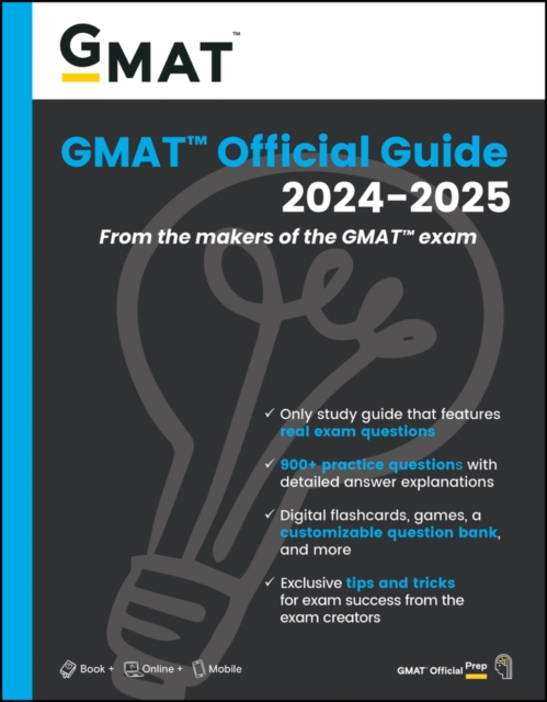 GMAT Official Guide 2024-2025: Book + Online Question Bank - Gmac (graduate Management Admission Coun