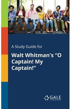 Coperta cărții 'A Study Guide for Walt Whitman's 