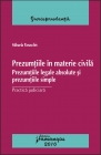 Coperta cărții 'Prezumtiile in materie civila - Mihaela Parschiv'