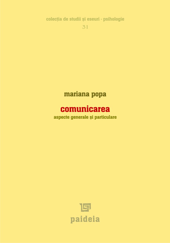 Coperta cărții 'Comunicare - Mariana Popa'