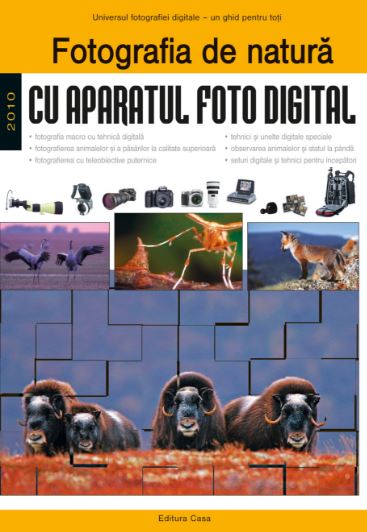 Coperta cărții 'Fotografia de natura cu aparatul foto digital'