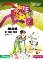 Coperta cărții 'Mate 2000+10/11 cls 7 partea I - Algebra, Geometrie - Dan Branzei, Anton Negrila'