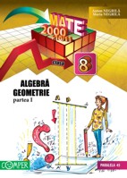Coperta cărții 'Mate 2000+10/11 cls 8 partea I - Algebra, Geometrie - Anton Negrila, Maria Negrila'