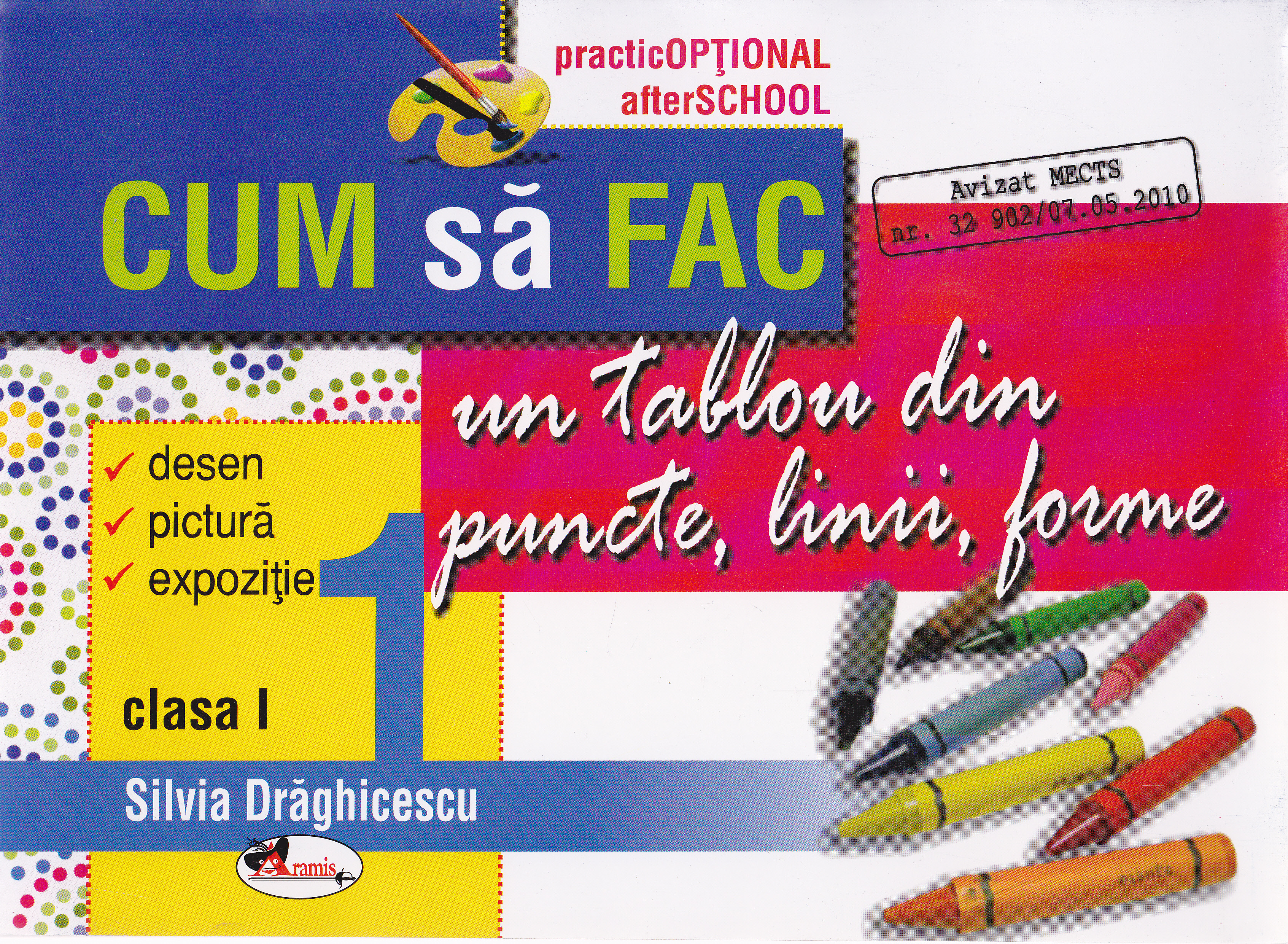 Cum sa fac un tablou din puncte, linii, forme cls 1 - Silvia Draghicescu