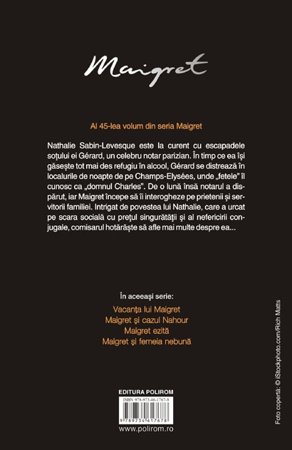 Coperta cărții 'Maigret si domnul charles - Georges Simenon'