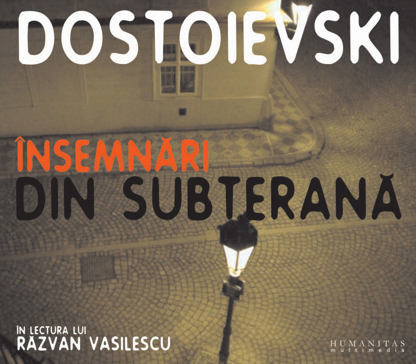 Coperta cărții 'Audiobook CD - Insemnari din subterana - Dostoievski'