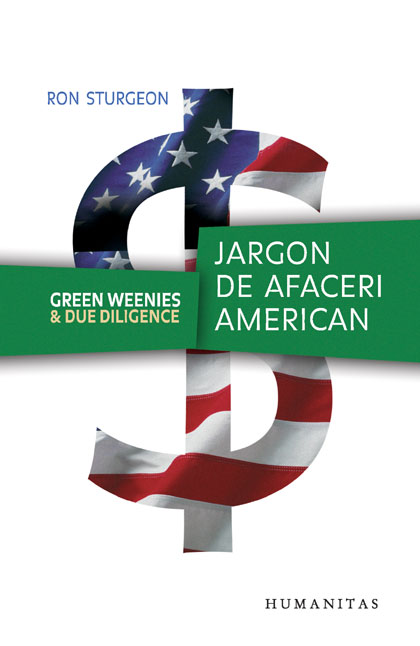 Coperta cărții 'Jargon de afaceri american Green Weenies & Due Diligence - Ron Sturgeon'
