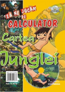 Coperta cărții 'Sa ne jucam pe calculator - Cartea Junglei - CD educativ'