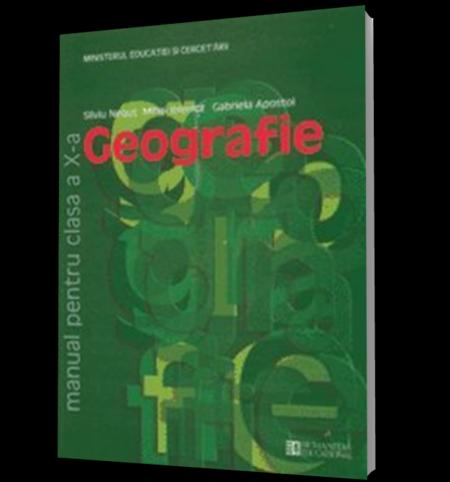 Coperta cărții 'Geografie Cls 10 - Silviu Negut, Mihai Ielenicz, Gabriela Apostol'