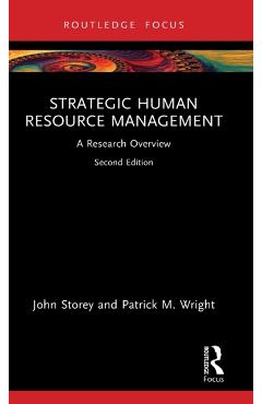 Coperta cărții 'Strategic Human Resource Management: A Research Overview - John Storey'