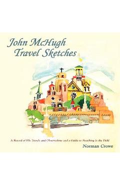 Coperta cărții 'John McHugh Travel Sketches - Norman Crowe'