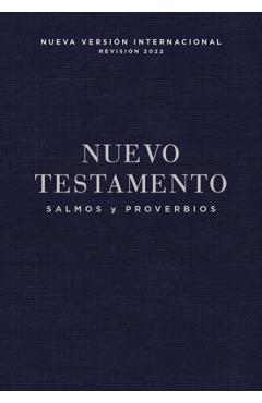 Poza produsului Nvi, Nuevo Testamento de Bolsillo, Con Salmos Y Proverbios, Tapa Rústica, Azul Añil - Vida