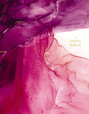 Nbla, Biblia Edición Artística Ilustrada, Tapa Dura/Tela, Rosado, Palabras de Jesús En Rojo - Nbla-nueva Biblia De Las Américas