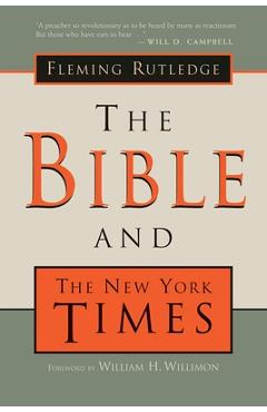 Coperta cărții 'The Bible and the New York Times - Fleming Rutledge'