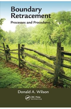 Coperta cărții 'Boundary Retracement: Processes and Procedures - Donald A. Wilson'
