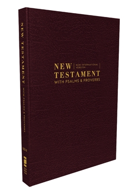 Niv, New Testament with Psalms and Proverbs, Pocket-Sized, Paperback, Burgundy, Comfort Print - Zondervan
