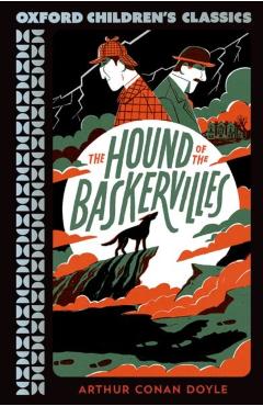 Coperta cărții 'The Hound of the Baskervilles - Arthur Conan Doyle'