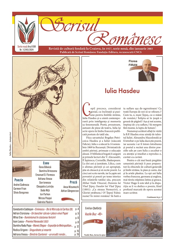 Revista Scrisul Romanesc Nr.1 din 2024