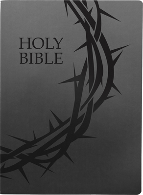 Kjver Holy Bible, Crown of Thorns Design, Large Print, Black Ultrasoft: (King James Version Easy Read, Red Letter) - Whitaker House