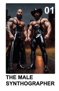 Coperta cărții 'The male synthographer - 01 Paperback: Paperback 72 pages, 100+ Male Homo-Erotic Photo Album - Axel-isidore Argentede'